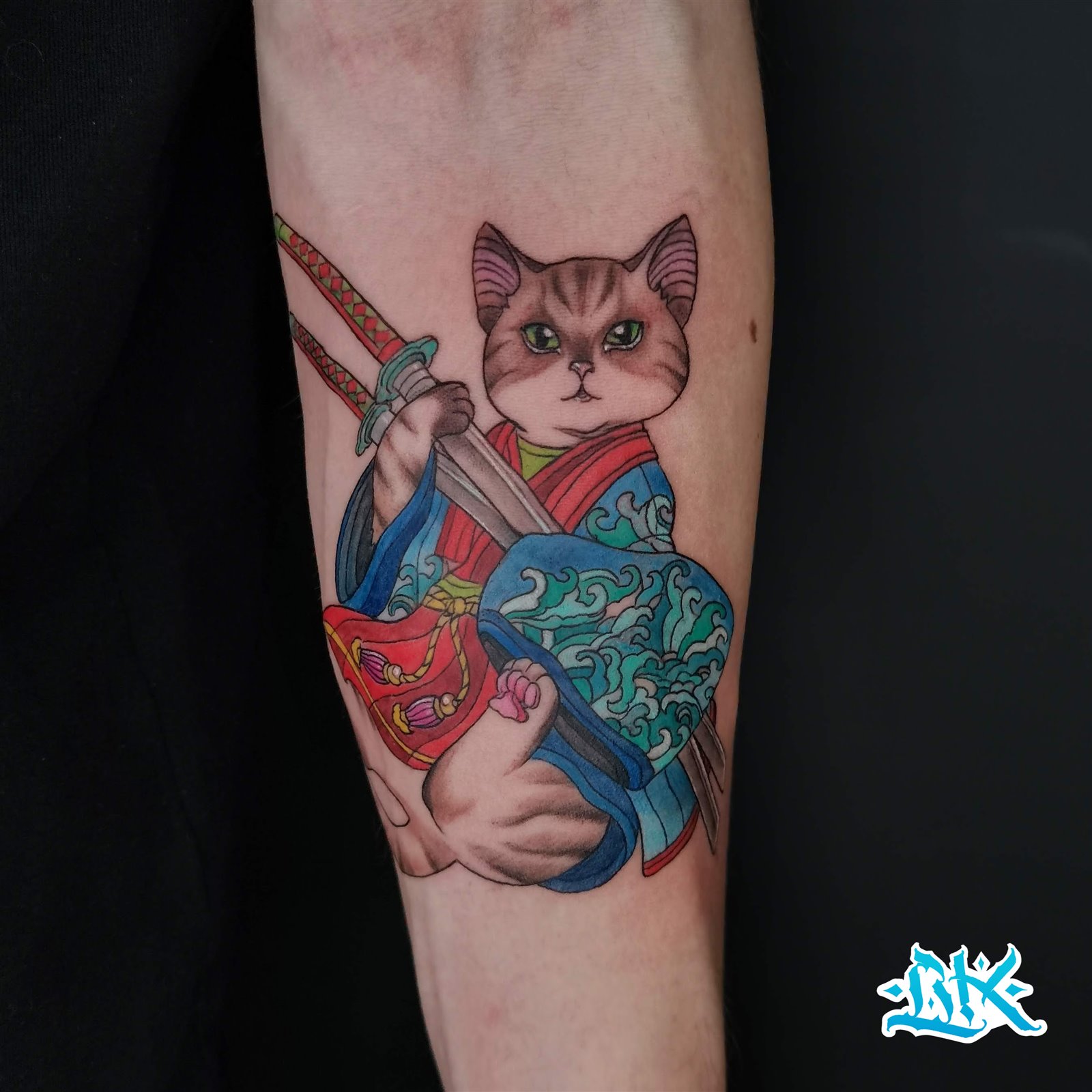 Татуировка кот